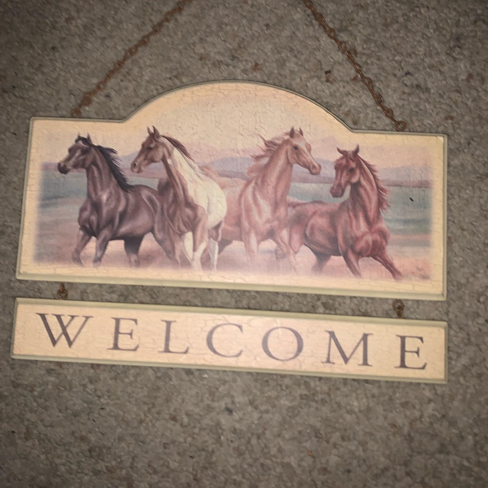Welcome sign
